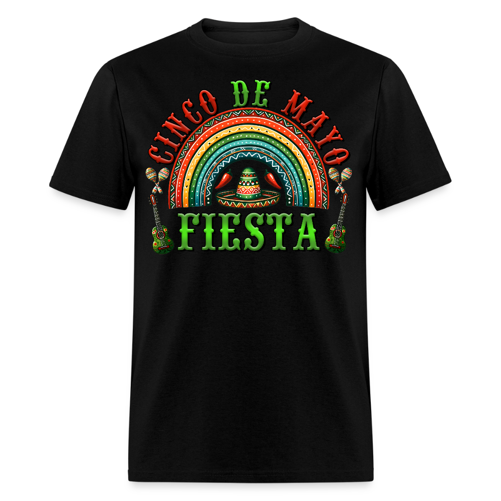 Mexican Culture-inspired Festival Tees Cinco de Mayo Fiesta T-shirt - black