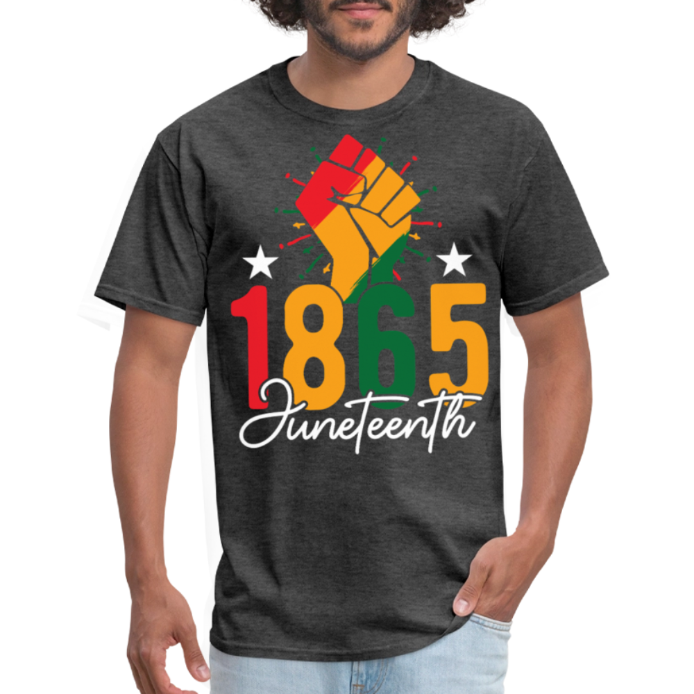 Best Black pride Tee 1865 Black Liberation T-shirt - heather black
