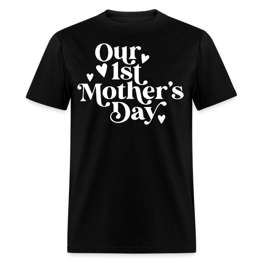 Cute Mother’s Day Outfit For New Mom T-shirt - black