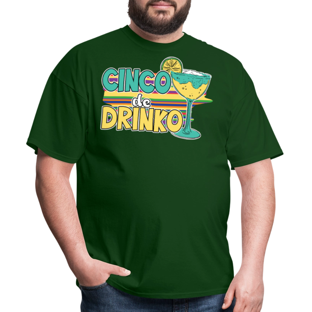 Margarita Party Funny Cinco De Mayo Drinking T-shirt - forest green