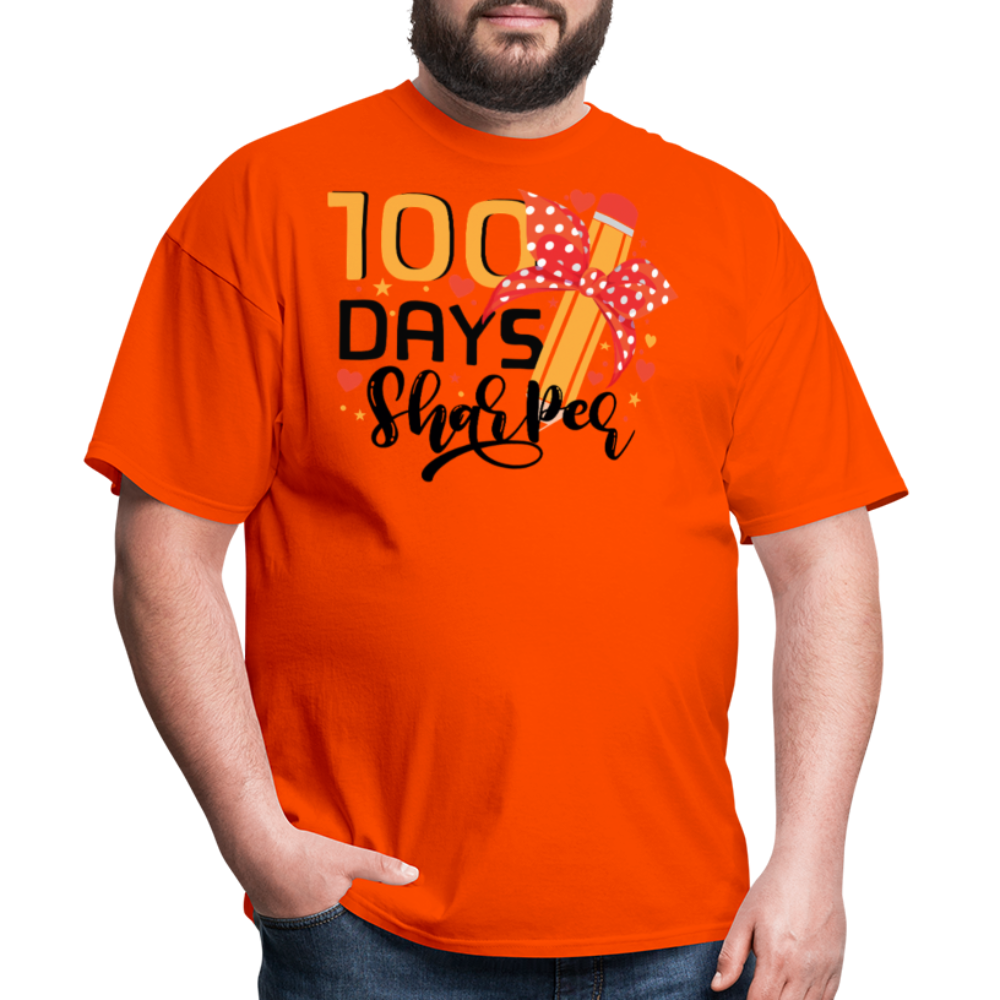 100 Days Of School Shirt For Teachers Unisex T-shirt - orange