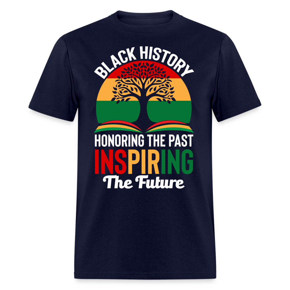 Honoring Black History Inspirational Unisex T-shirt - navy