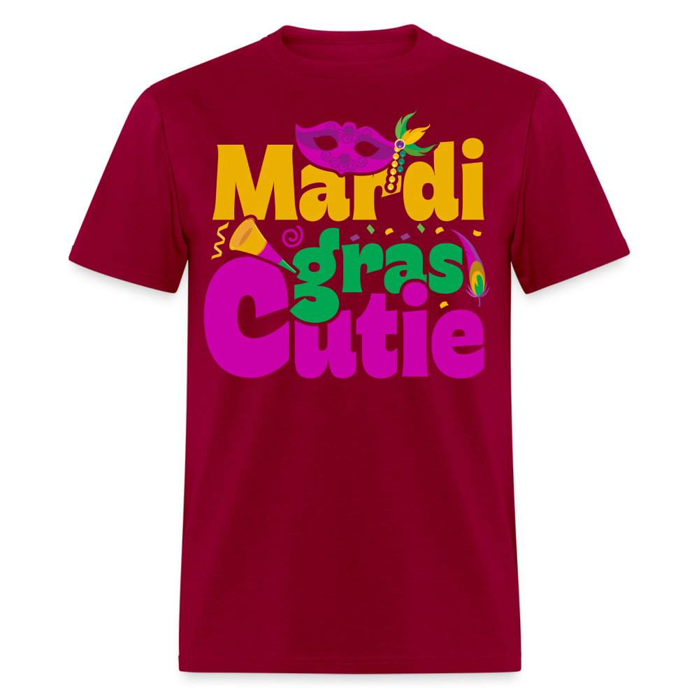 New Orleans Shirt Cute Mardi Gras Party T-shirt - dark red