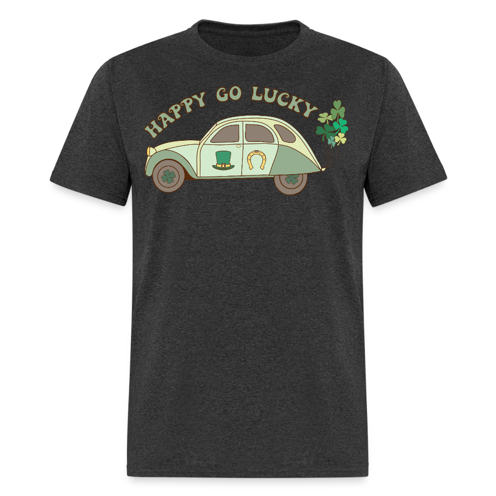 St Patrick’s Day lucky Car T-shirt - heather black