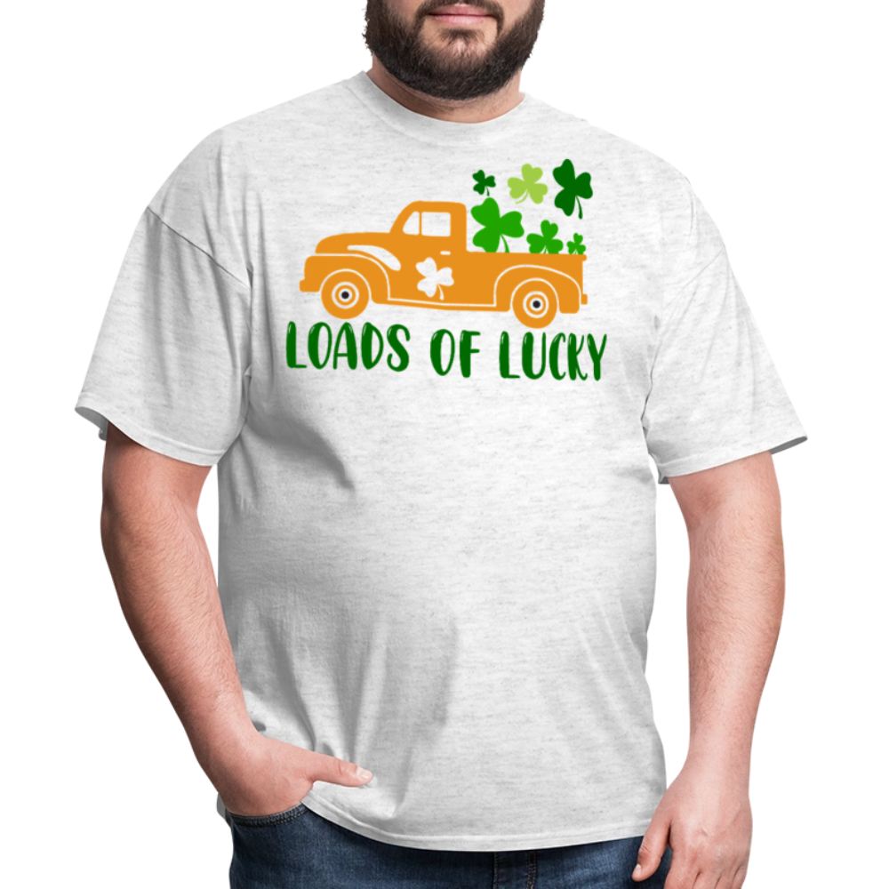 Loads of Lucky St Patrick’s Day T-shirt - light heather gray