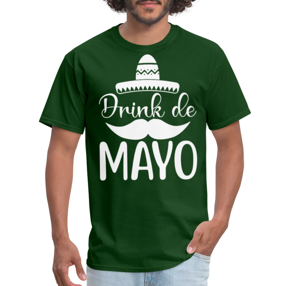 Drink De Mayo Party Shirt Cinco de Mayo Drinking T-shirt - forest green