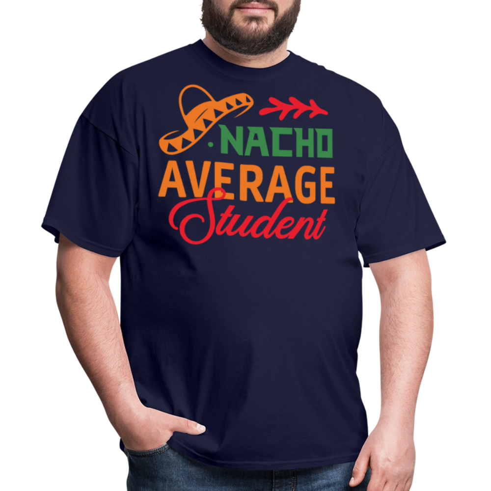 Nacho Average Student Graduation Gift T-shirt - navy