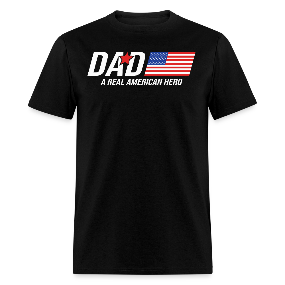 Father’s Day Gift For Veteran Dad T-shirt - black