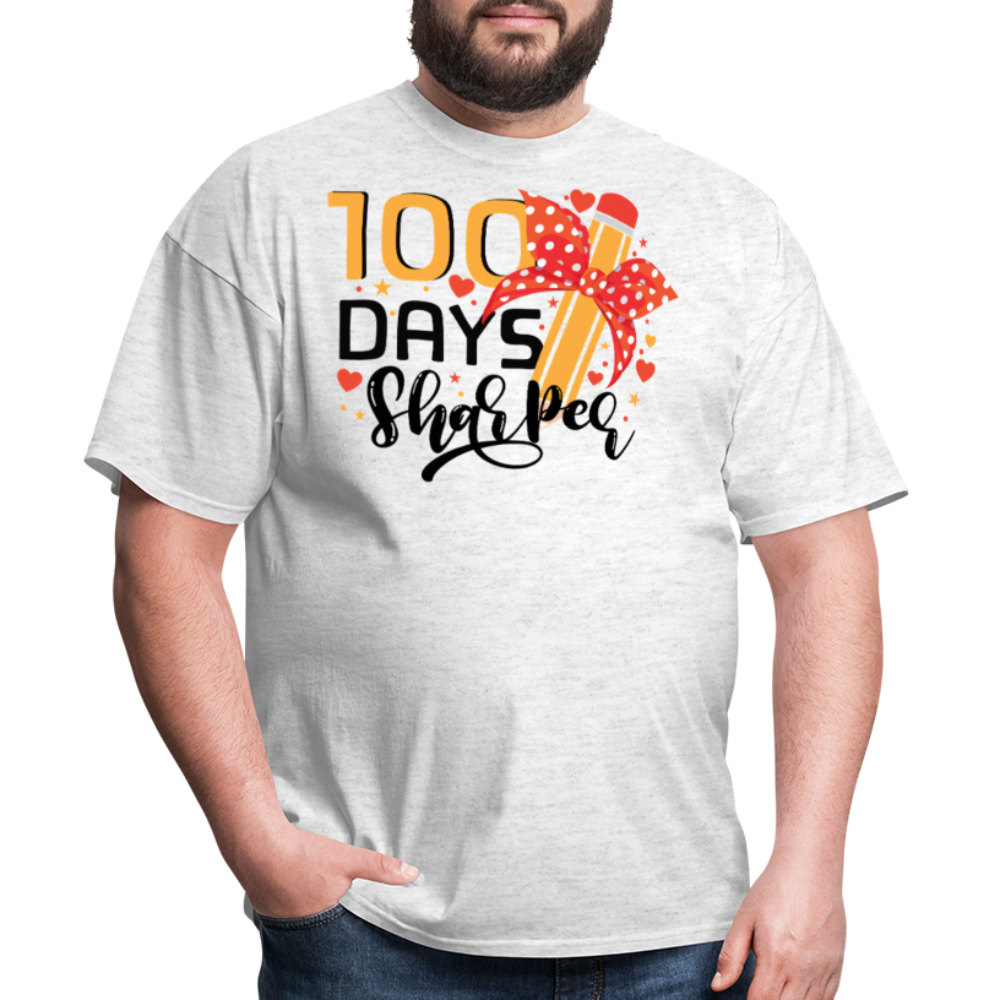 100 Days Of School Shirt For Teachers Unisex T-shirt - light heather gray