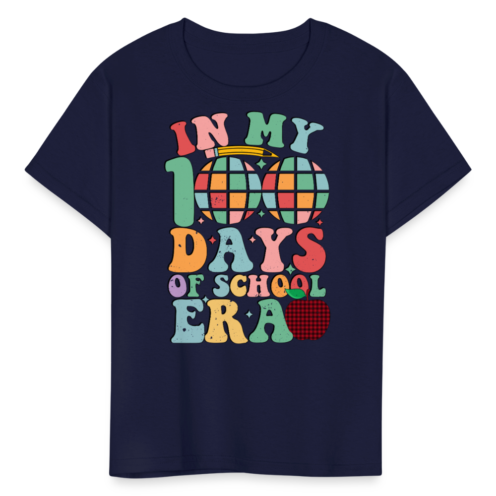 Cute Teacher Shirts For 100th Day Of School Kids T-shirt - navy