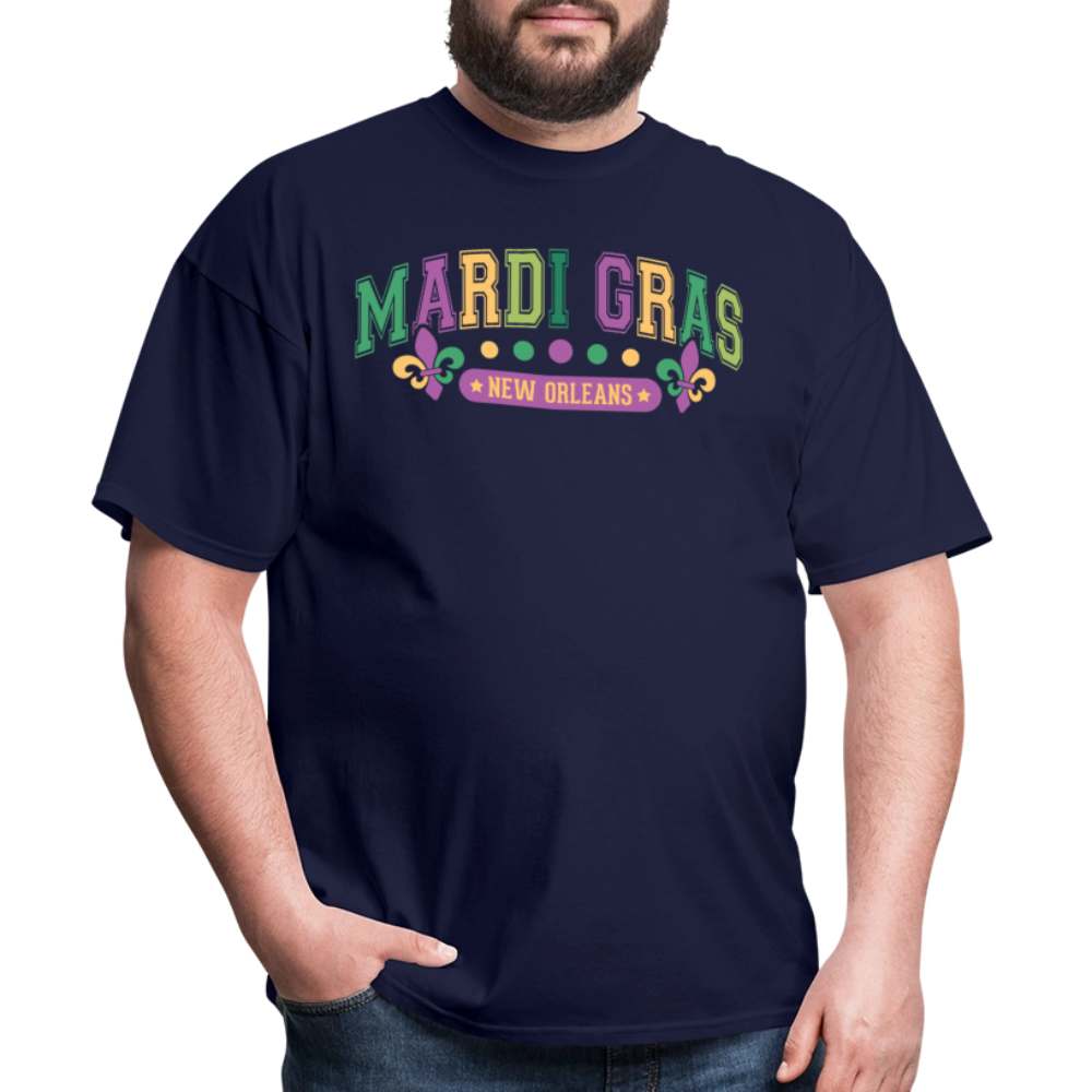 New Orleans Party Outfit for Mardi Gras Unisex T-shirt - navy