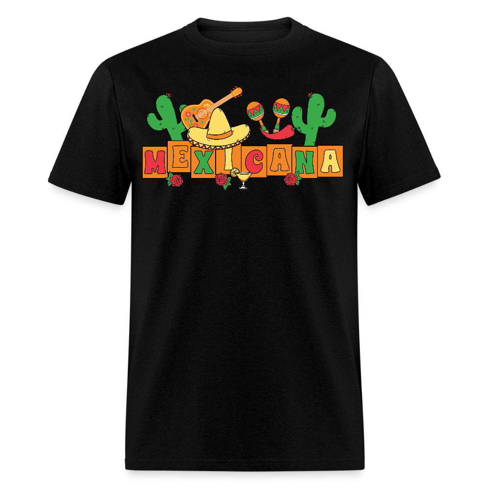 Mexican Fiesta-themed Tee For Parties Funny Fiesta T-shirt - black