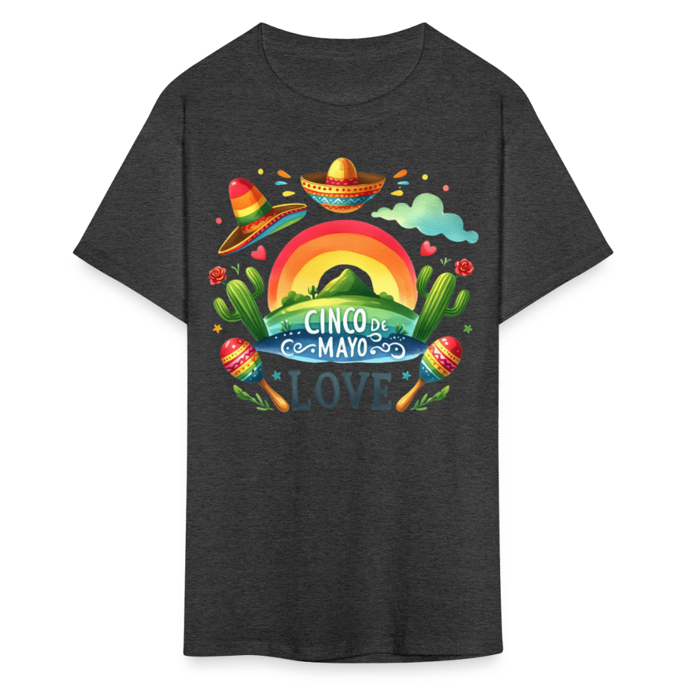 Mexican Holiday Outfit Ideas For Cinco De Mayo T-shirt - heather black