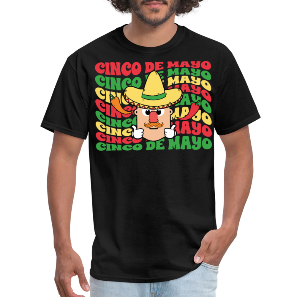 Cinco De Mayo Fiesta Tee Funny Mexican Party T-shirt - black