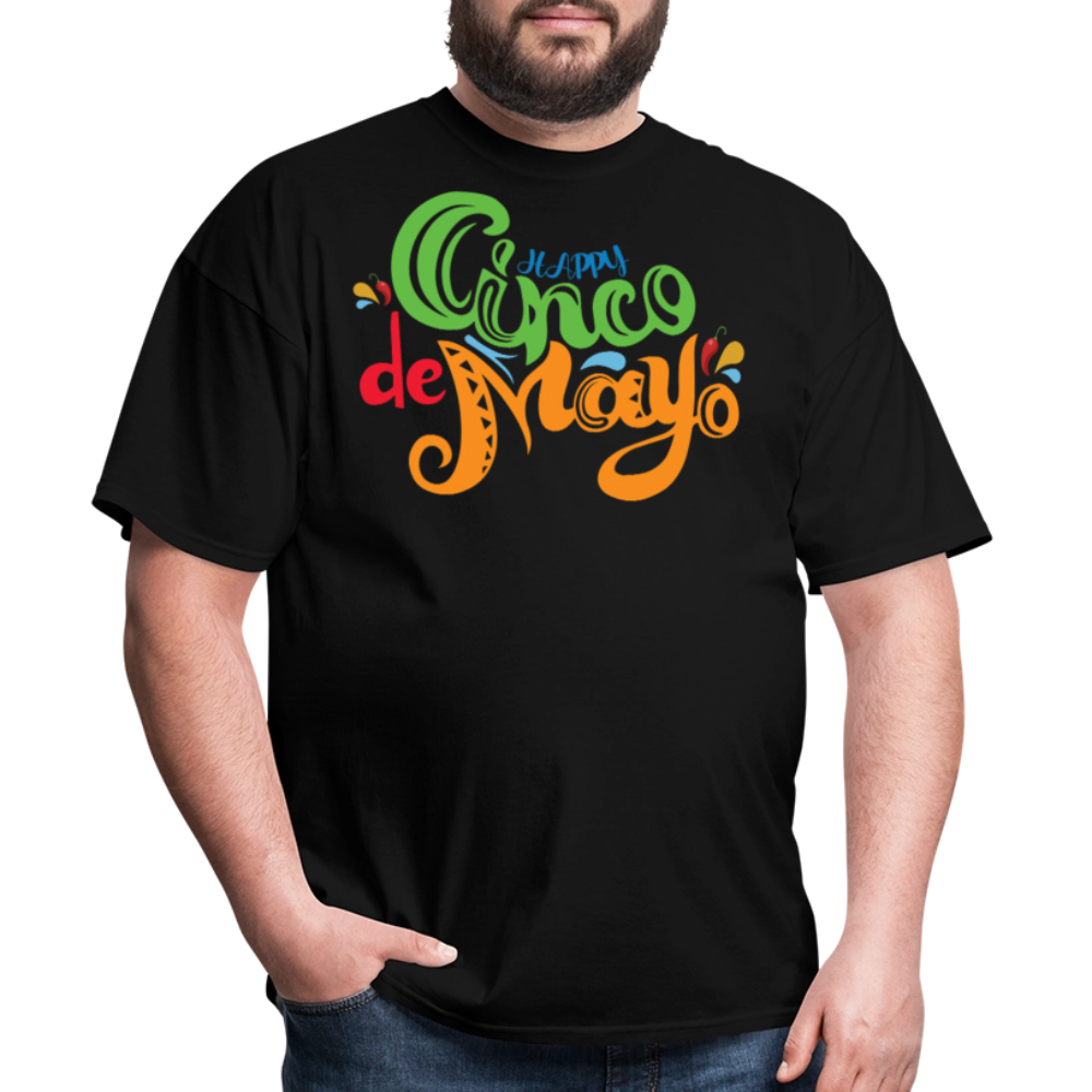 Best Mexican-themed Party Apparel For Cinco de Mayo T-shirt - black