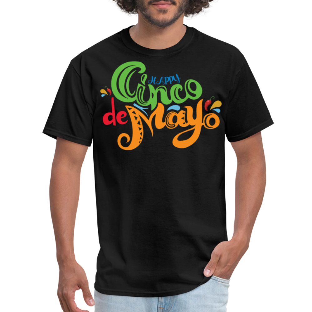 Best Mexican-themed Party Apparel For Cinco de Mayo T-shirt - black