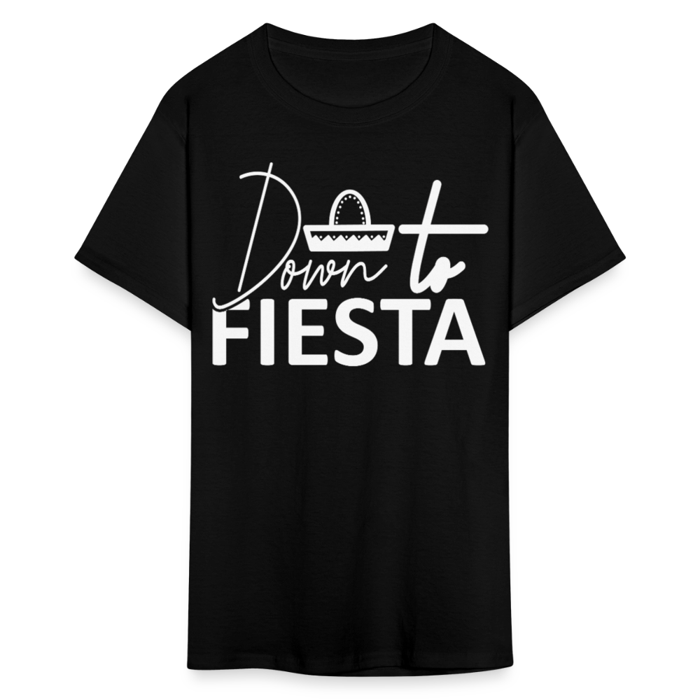 Down to Fiesta Party Shirt Funny Cinco de Mayo T-shirt - black