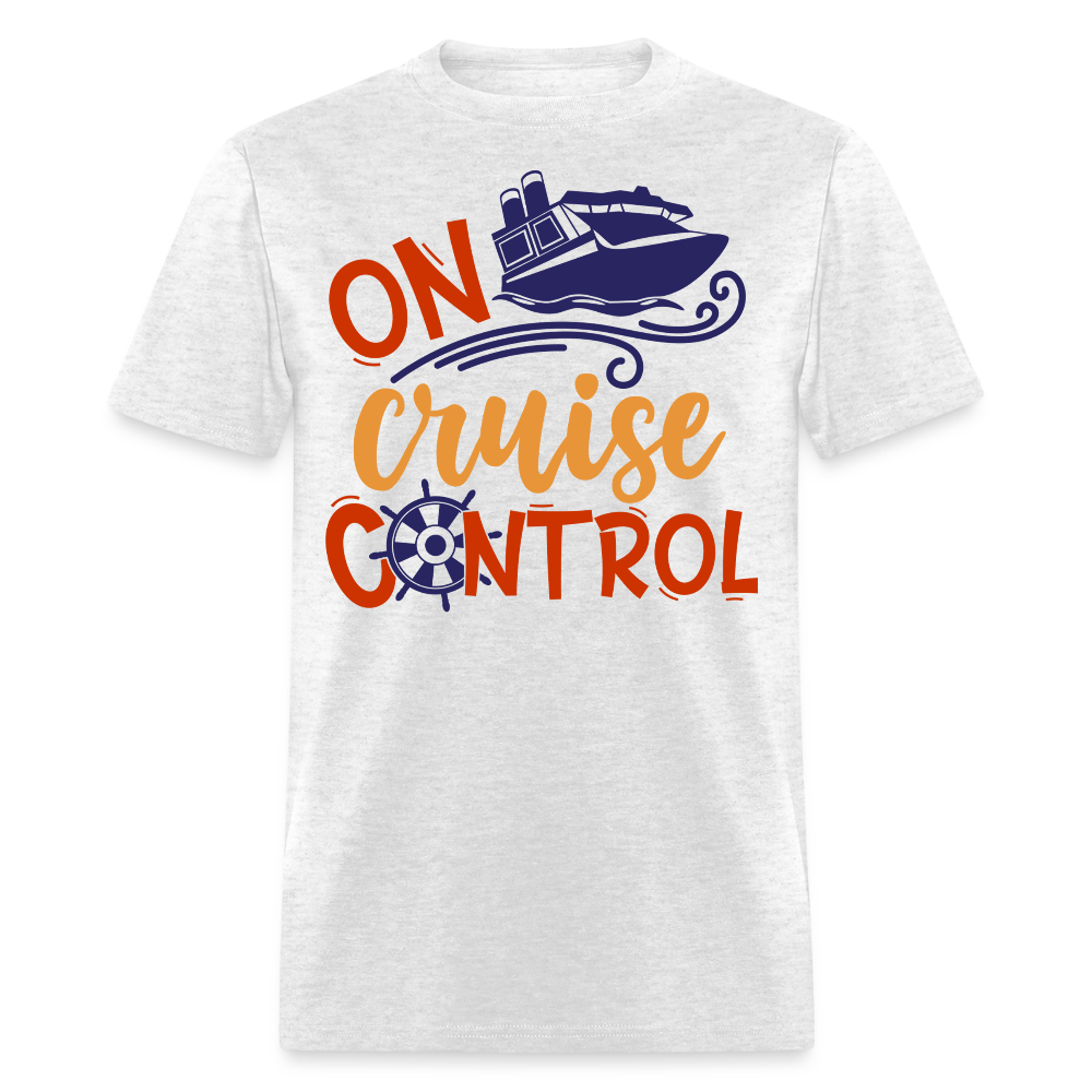 Nautical Cruise Vacation Tee For Travelers T-shirt - light heather gray