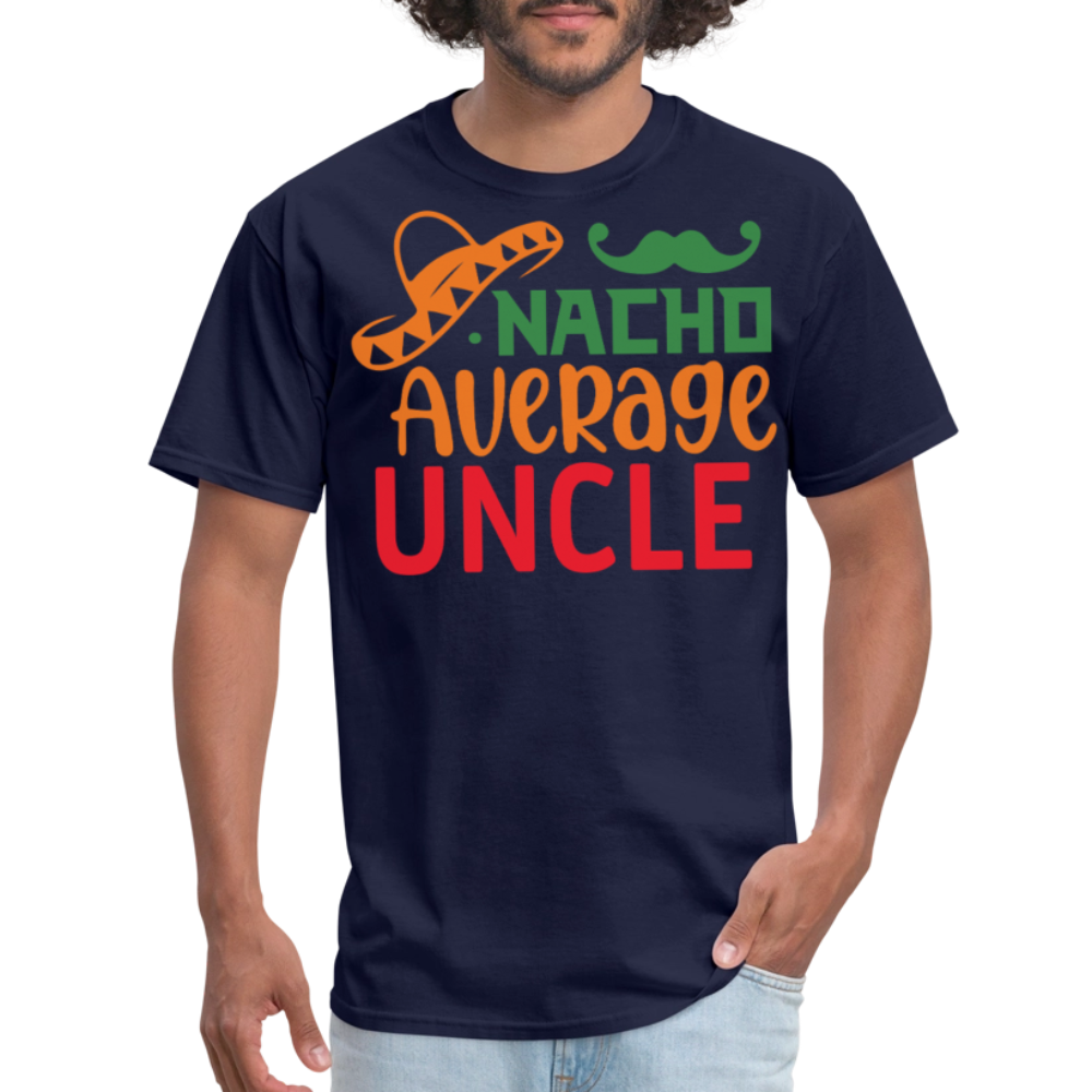 Nacho Average Uncle Fiesta T-shirt - navy