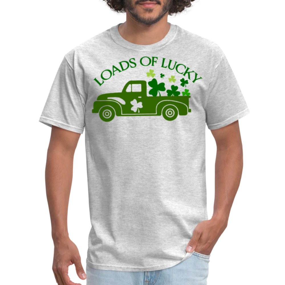 St Patrick’s Day Lucky Truck T-shirt - heather gray