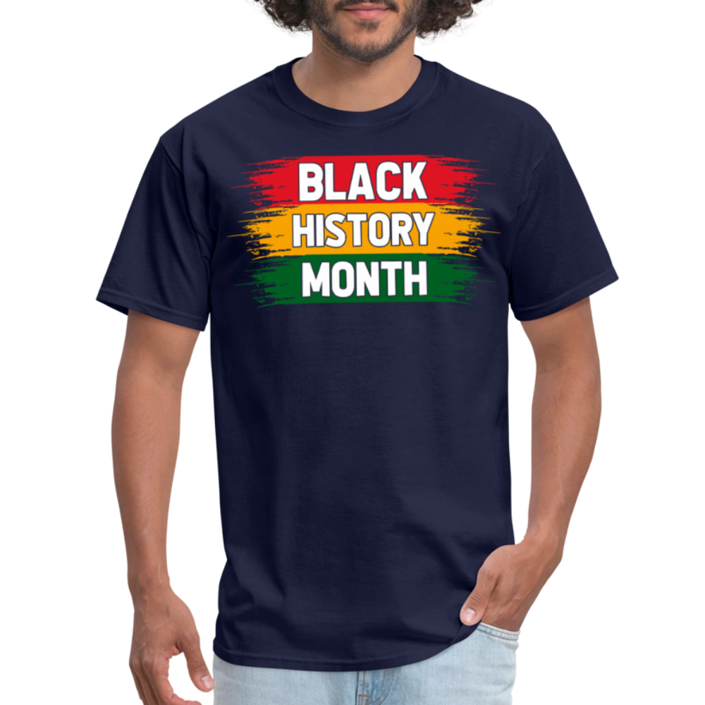 Celebrate Black culture Tee Black History Month Unisex T-shirt - navy