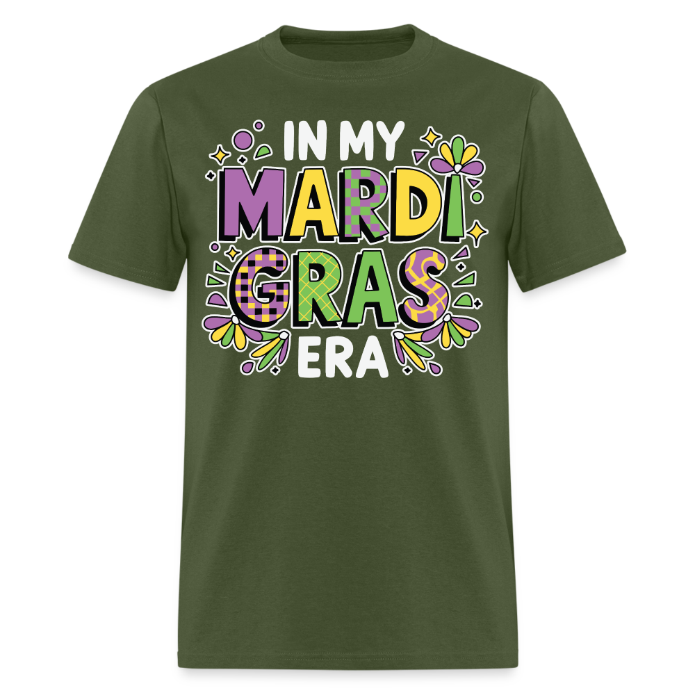 Mardi Gras Party Outfit For Women And Men Funny Mardi Gras T-shirt - military green