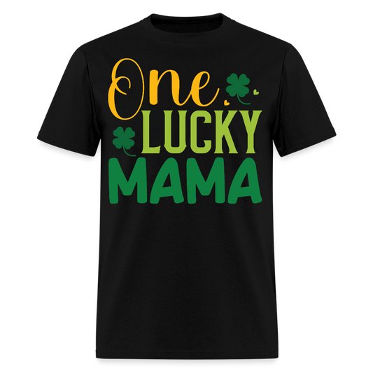 One Lucky Mama St Patrick’s Day T-shirt - black