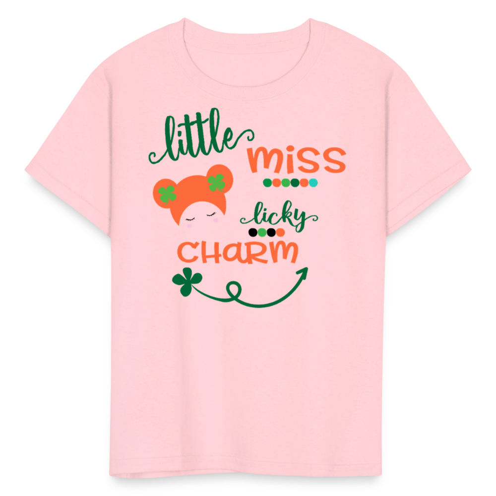 Little Miss Lucky Charm Toddler T-shirt - pink