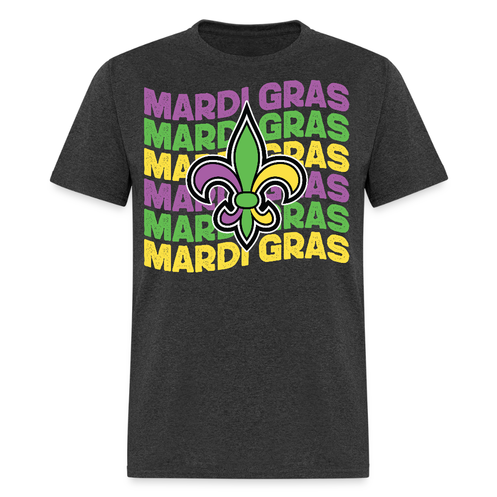 Mardi Gras Party For Men and Women T-shirt - heather black