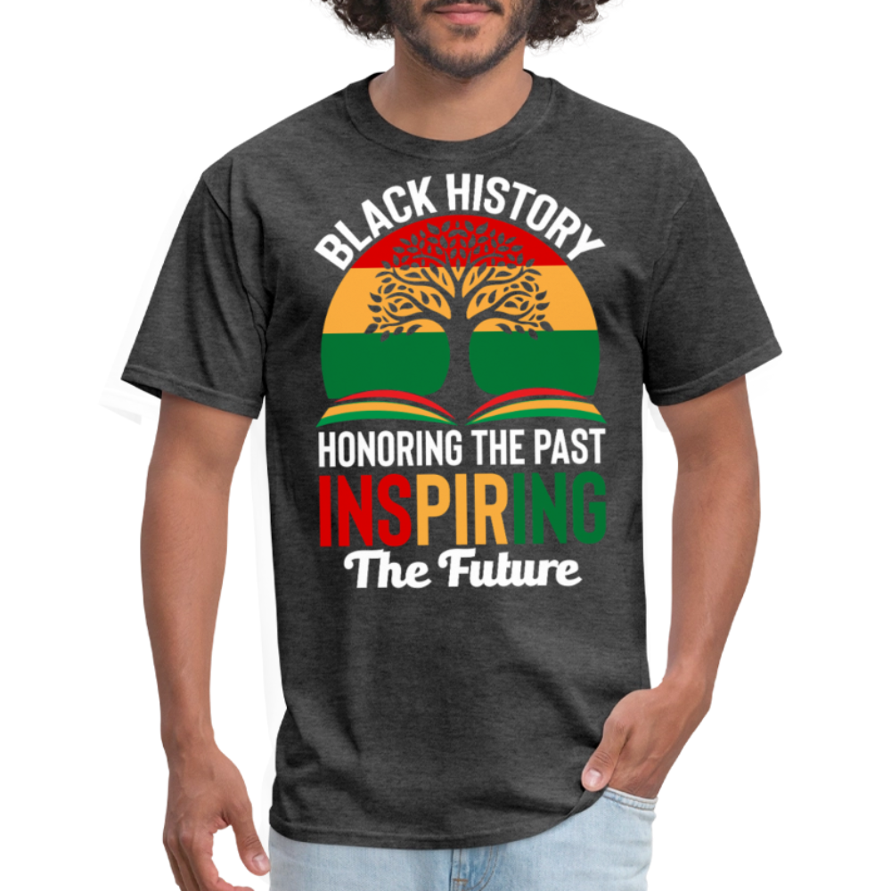 Honoring Black History Inspirational Unisex T-shirt - heather black