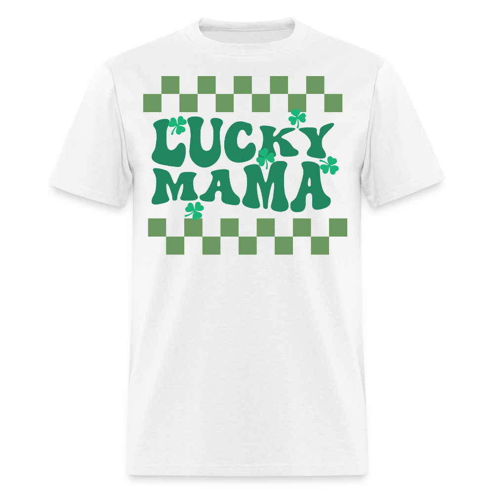 Lucky mama St Patrick’s Day T-shirt - white