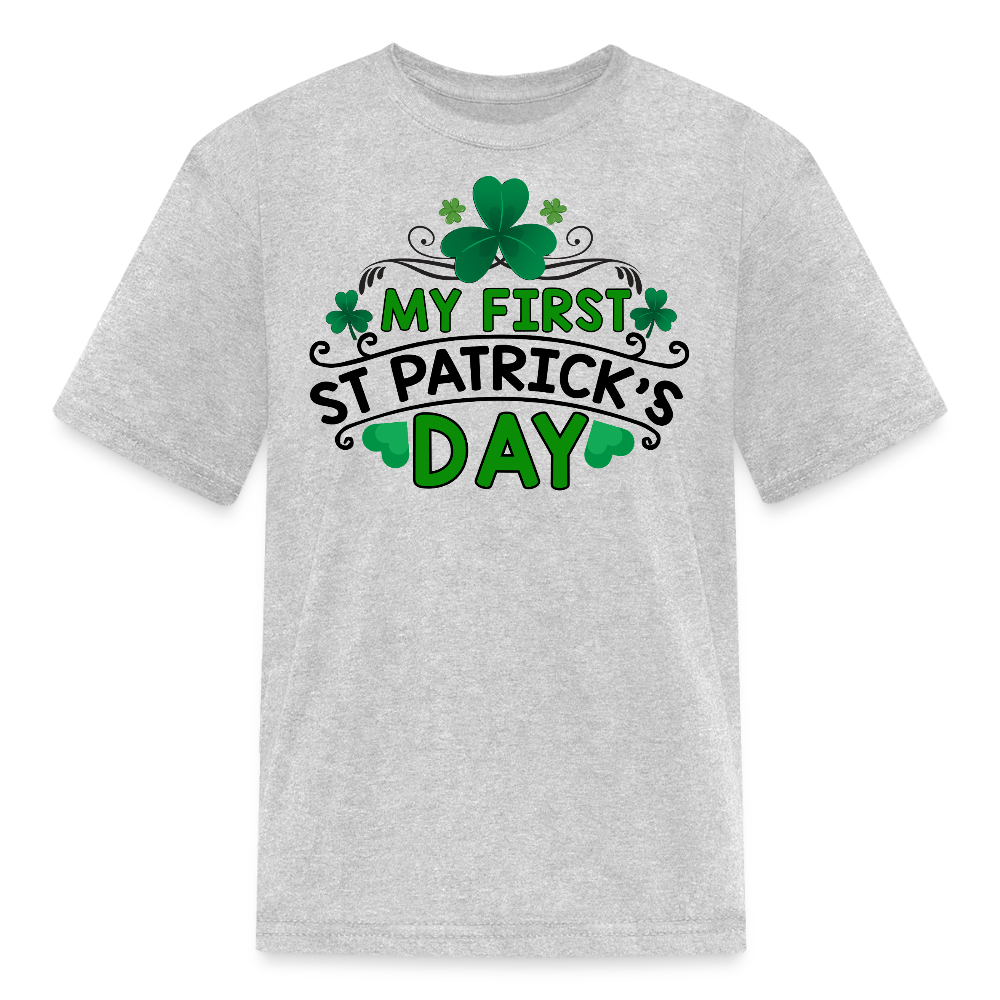My First St Patrick’s Day Baby Outfit T-shirt - heather gray