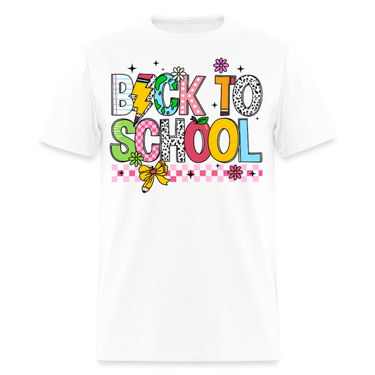 Cute Back To School Teacher T-Shirt - white