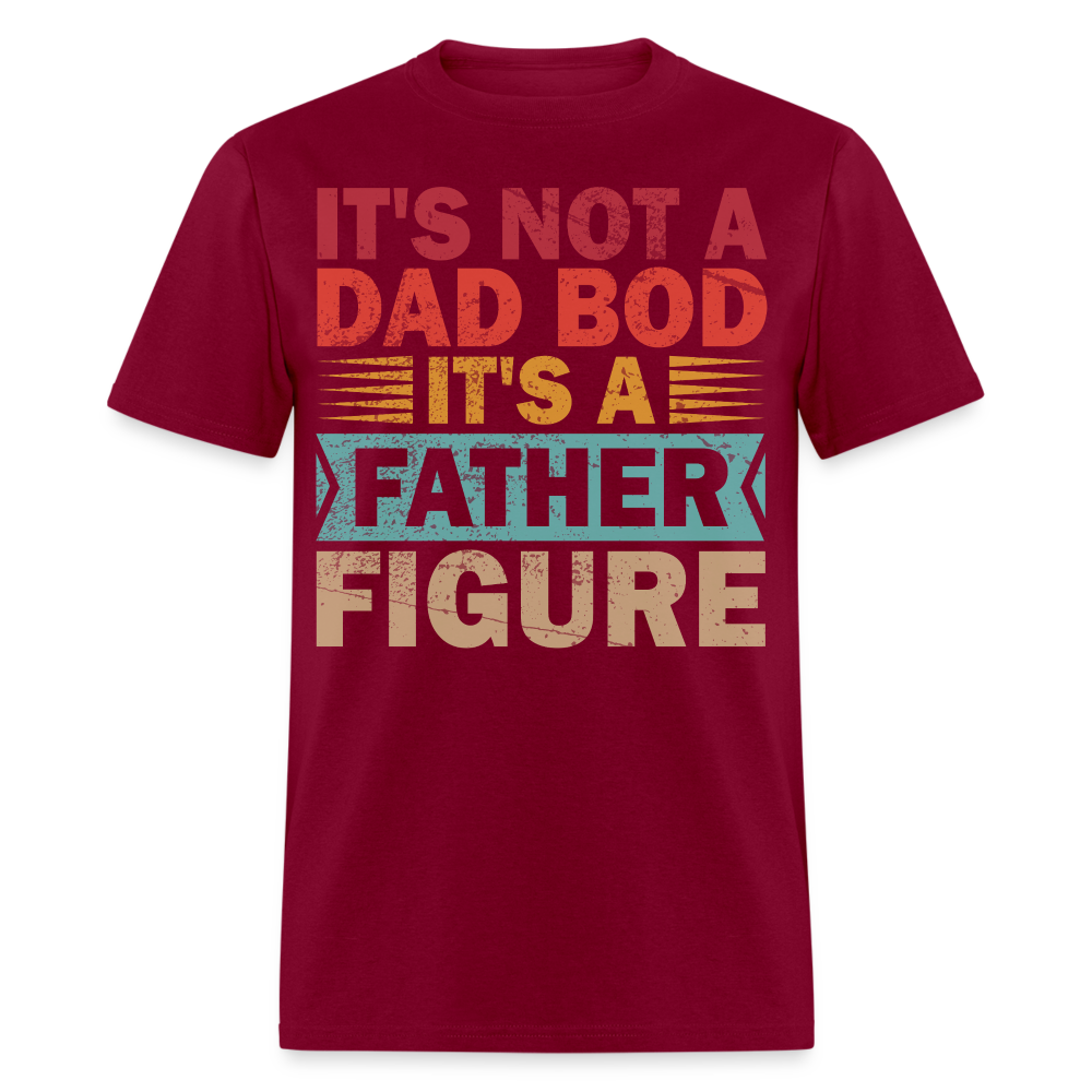 Funny Dad Bod Shirt for Father's Day Clasic T-shirt - burgundy