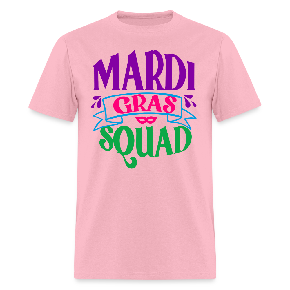 Mardi Gras Squad Matching Unisex T-Shirt - pink