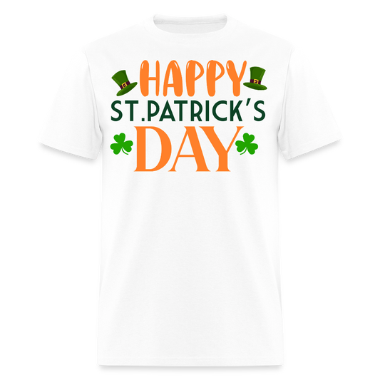 Cute Leprechaun-themed St Paddy’s Tee St Patrick’s Day T-shirt - white