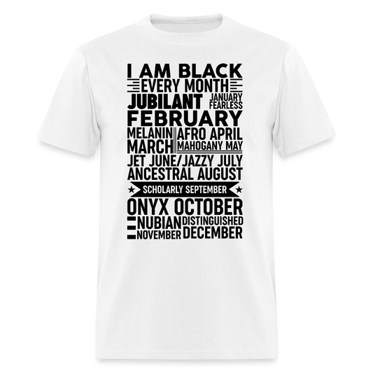 Black Empowerment Shirt For Daily Wear Black Pride T-Shirt - white