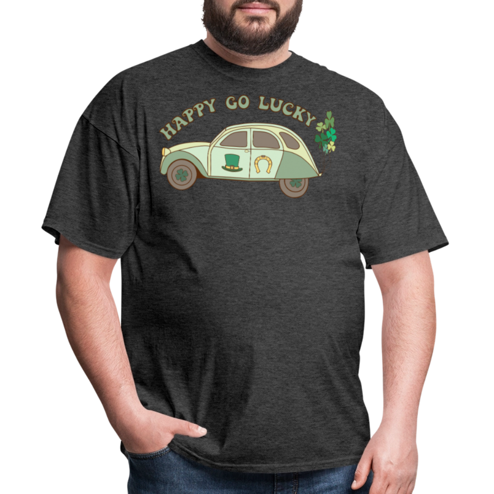 St Patrick’s Day lucky Car T-shirt - heather black