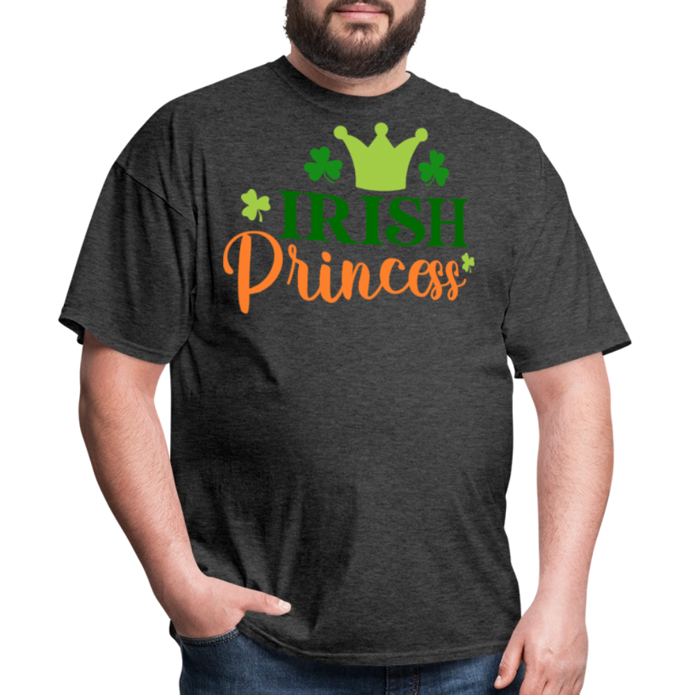 Cute Irish Princess St Patrick’s Day Women T-Shirt - heather black