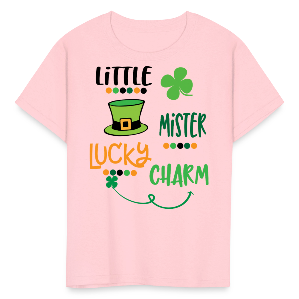 Little Mister Lucky Charm Baby T-shirt - pink