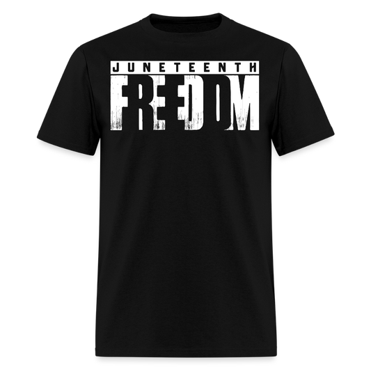 Juneteenth Freedom Emancipation Day T-Shirt - black