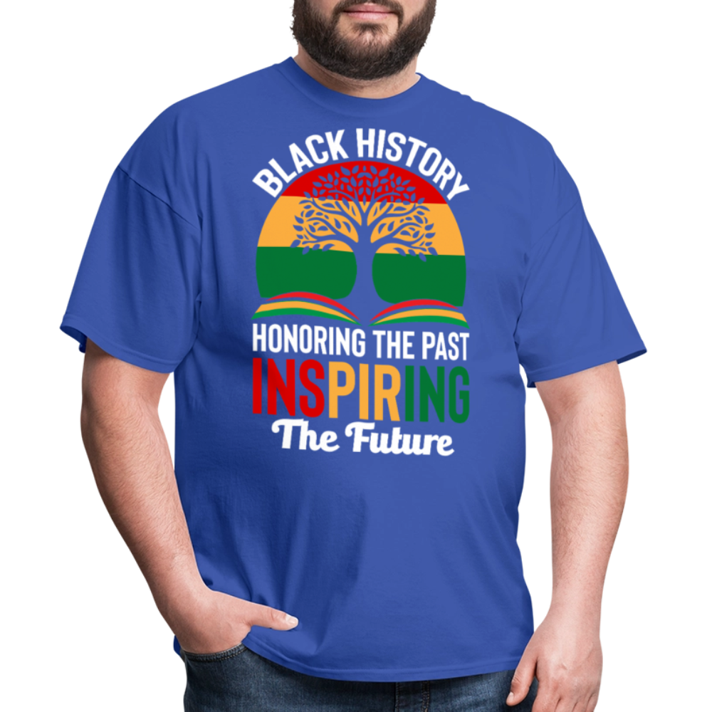 Honoring Black History Inspirational Unisex T-shirt - royal blue