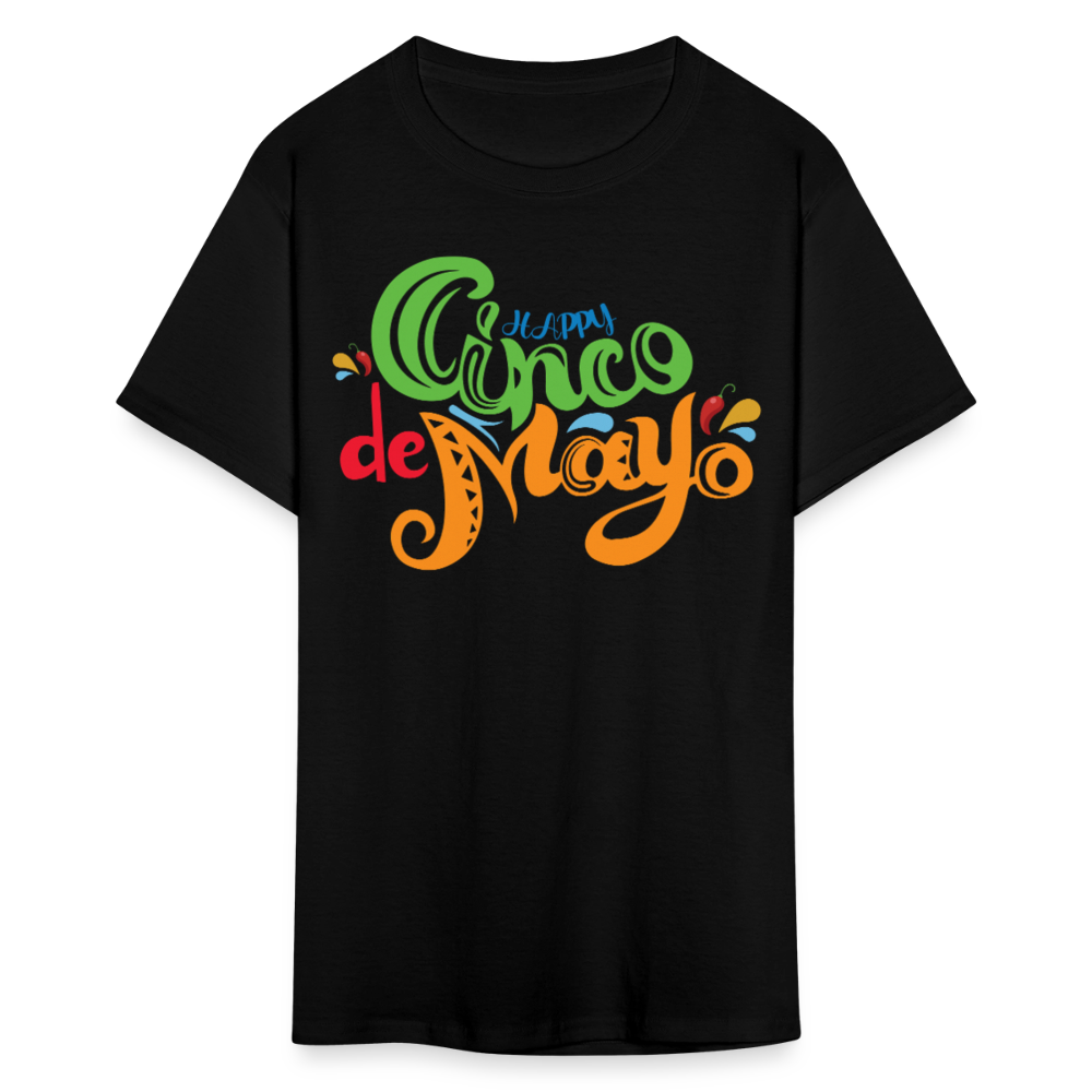 Best Mexican-themed Party Apparel For Cinco de Mayo T-shirt - black