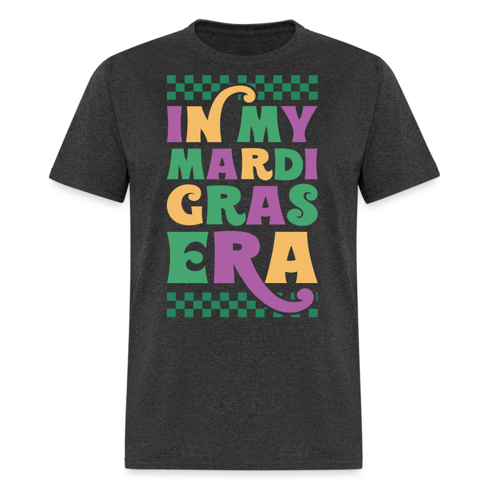 Funny and Stylish Mardi Gras Graphic Tees In My Mardi Gras Era T-shirt - heather black