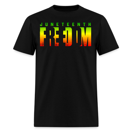 Juneteenth Freedom African American Heritage T-Shirt - black