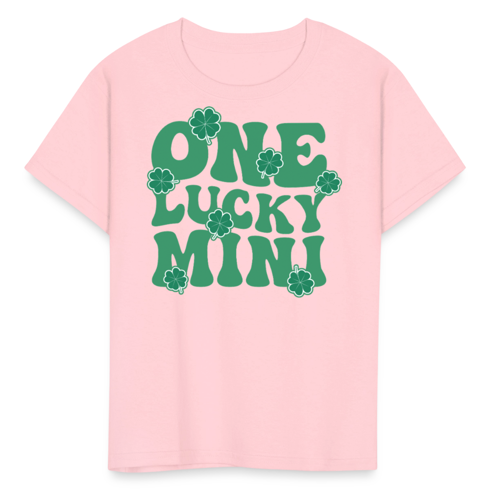 One Lucky Mini St Patrick’s Day Kids T-shirt - pink