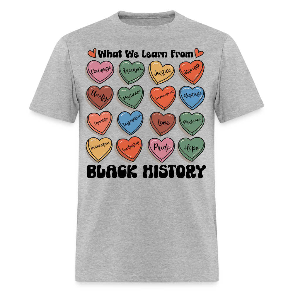 Black History Month Shirt For Educators Empowering Black Culture T-shirt - heather gray