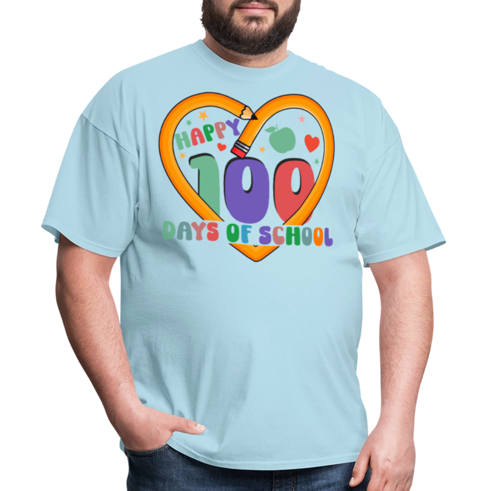 Best 100 Days Of School Gifts For Teachers Unisex T-Shirt - powder blue