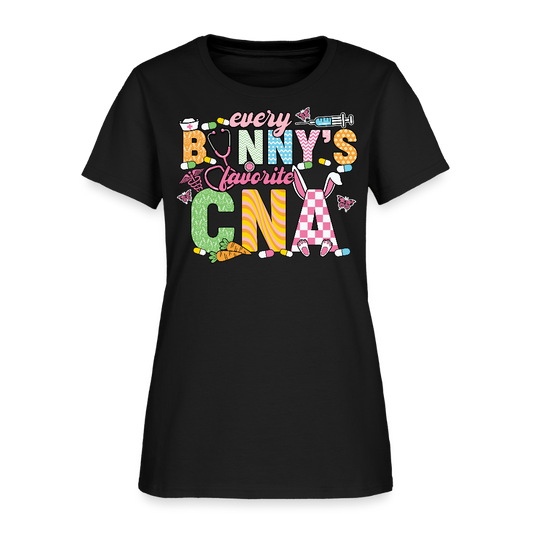 Every Bunny’s Favorite CNA Easter T-Shirt - black