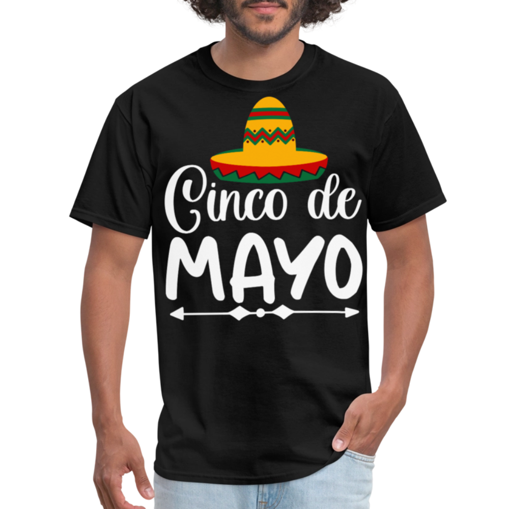 Cinco de Mayo Party Tees for Men and Women T-shirt - black